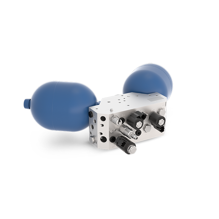 Hydraulischer Steuerblock Vorderachfederung