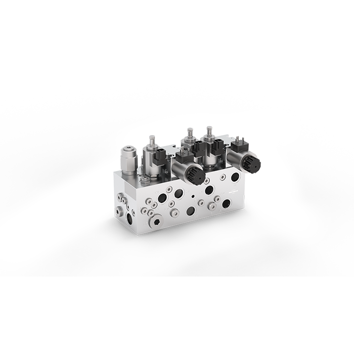 Hydraulischer Steuerblock Tellerstreuer