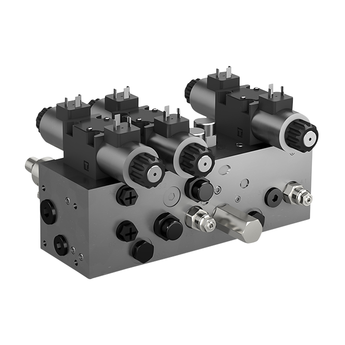 Hydraulischer Steuerblock - Schwardeckenfertiger
