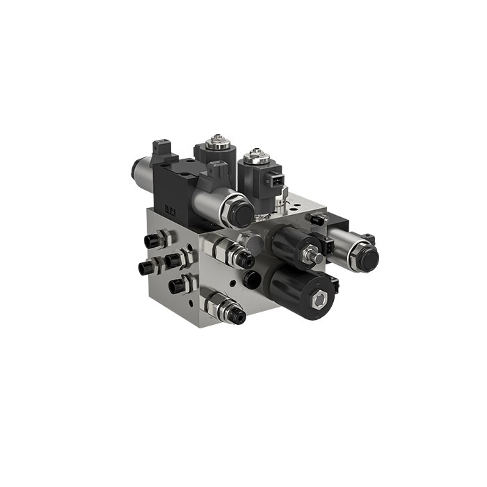 Hydraulische Steuerung Schwenkschubgabel