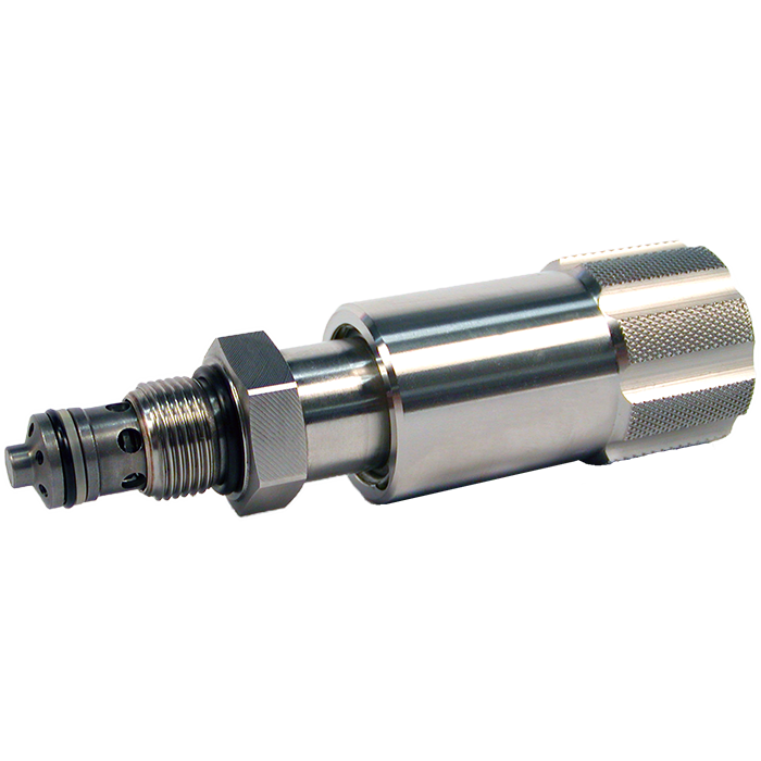 Manually operated stainless steel pressure relief valve